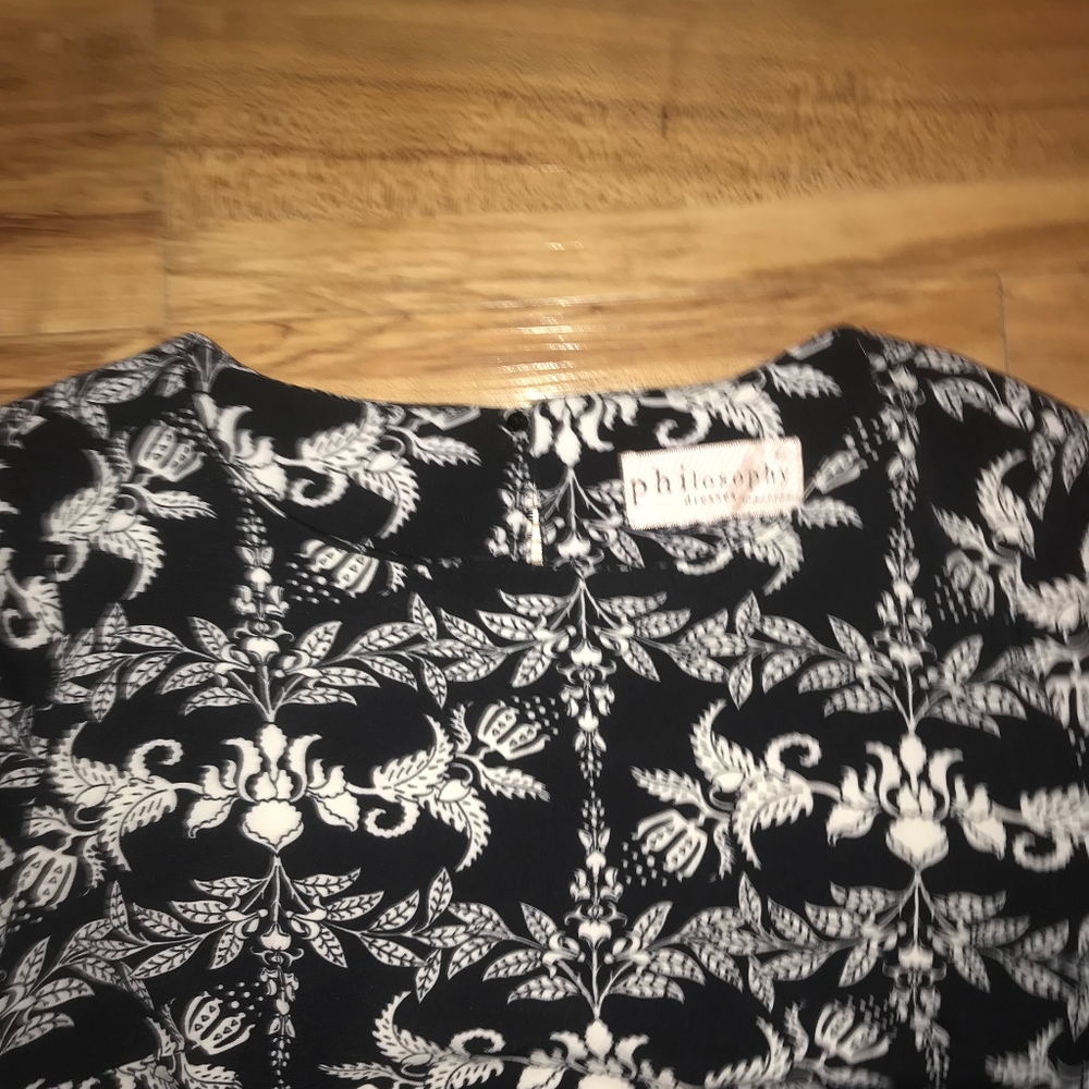 Philosophy Black and White Printed Dress - Picture 3 of 8